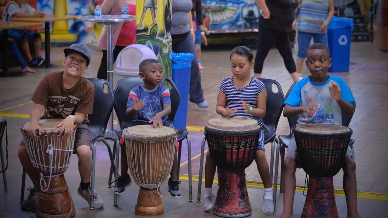 World Beat Center kids